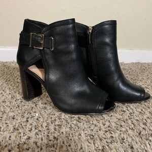 Essex Lane peep toe bootie